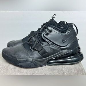 Nike Air Force 270 Shoes Men's 14 Triple Black Mid Training Sneakers AH6772-010